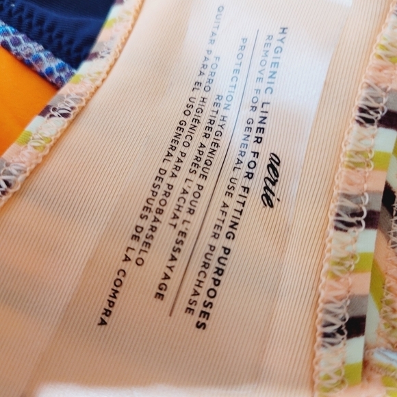 NEW Aerie Cheeky Tie Striped Bikini Bottom xlarge - Picture 3 of 5